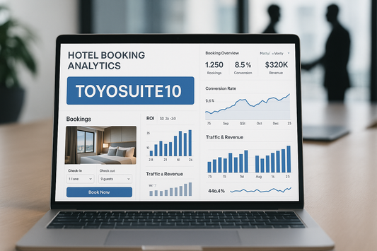 Professional hotel booking analytics dashboard